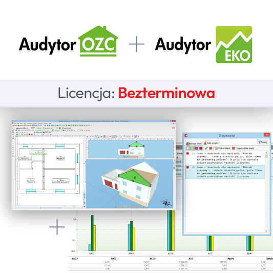 Audytor OZC 7.0 Pro + Audytor EKO 1.0 package, unlimited licenses