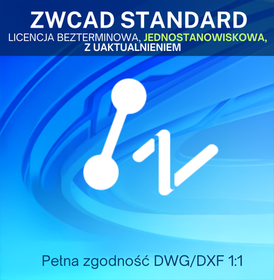 ZWCAD STD 2026 - perpetual single-seat license with upgrade to the next year version 