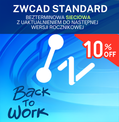 ZWCAD STD 2026 - perpetual network license with upgrade to the next year version 