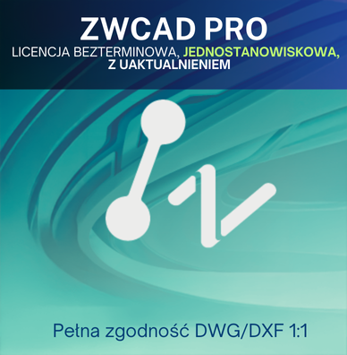 ZWCAD PRO 2026 - perpetual single-seat license with upgrade to the next year version 