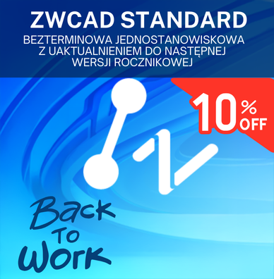 ZWCAD STD 2026 - perpetual single-seat license with upgrade to the next year version 